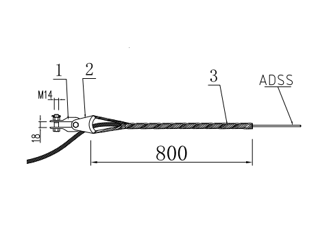 BỘ NÉO CÁP QUANG ADSS KV100
