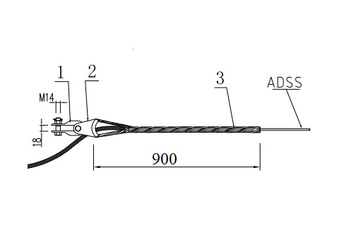 BỘ  NÉO CÁP QUANG ADSS KV150