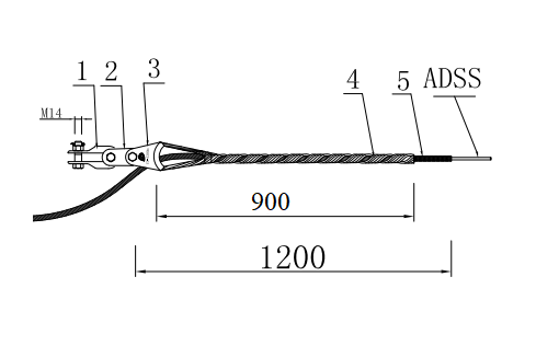 BỘ NÉO CÁP QUANG ADSS KV300