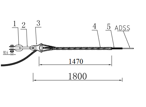 BỘ NÉO CÁP QUANG ADSS KV700