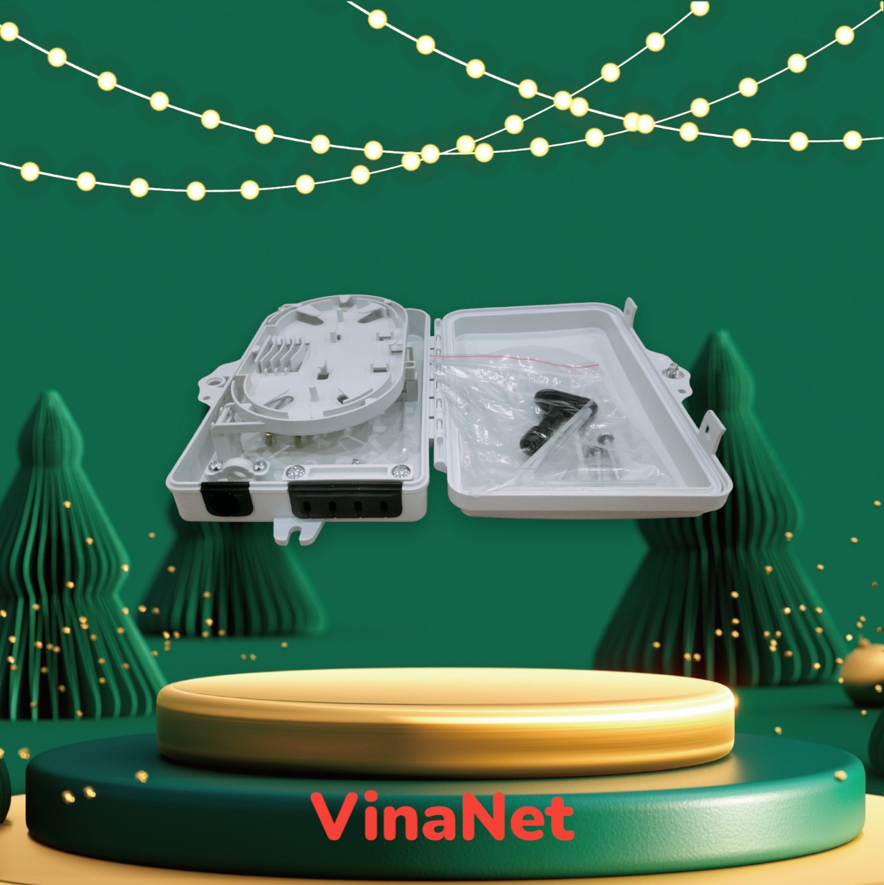 ODF 04FO Outdoor nhựa full phụ kiện